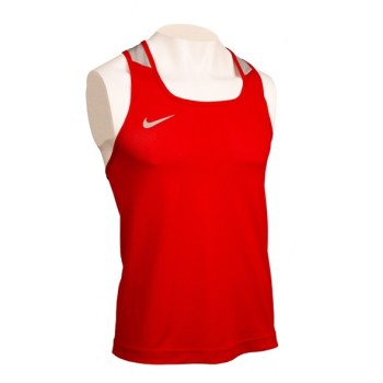 NIKE BOXING TANK SCARLET/PEWTER