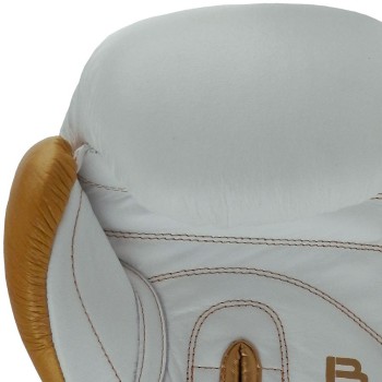 Bail boxing gloves ROYAL, leather - white