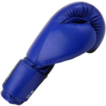 Boxing gloves BAIL - LEOPARD 10 -12 OZ, Leather - blue