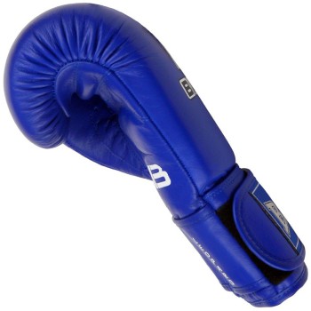 Boxing gloves BAIL - LEOPARD 10 -12 OZ, Leather - blue