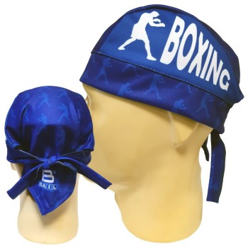 Woman Cap under the head guard BAIL - BOXING blue