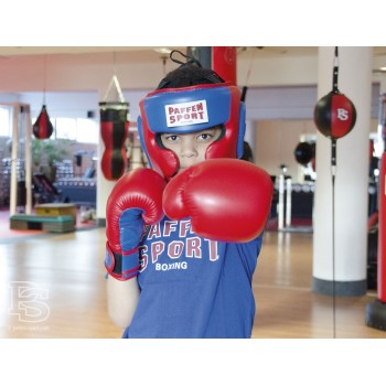 KIDS training headguard - red/blue