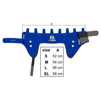 Bail Competition Boxing Headgear – Leather - blue