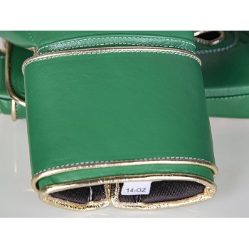 PRO WIDE Hook&Loop Boxing gloves green