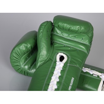 PRO CLASSIC Boxing gloves for competition - green
