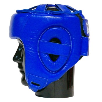 Boxing Head guard BAIL - STANDARD, PU - blue