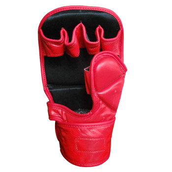 BAIL Leather MMA Gloves - red