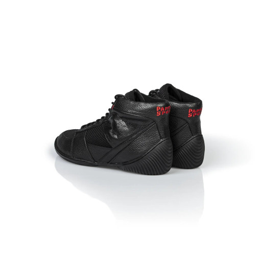 Profesionálna obuv BOX ROCK GRAPPLE 1 s koženým zvrškom, priedušným mesh a pevnou podrážkou pre stabilný výkon.