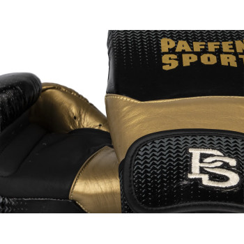 CONTACT SHIELD Boxing gloves made from premium leather, offering strong protection and stability for sparring and kick‑blocking.